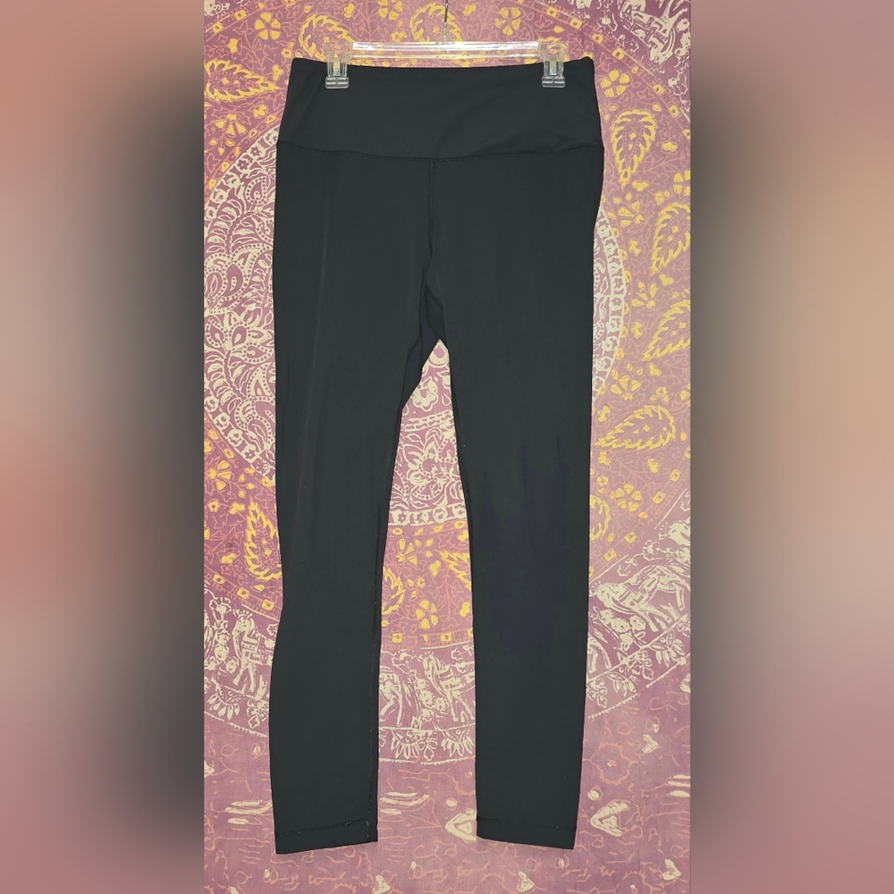 Yogalicious Womens Dark Gray Leggings Large Stretch Activewear Workout Pants (A)